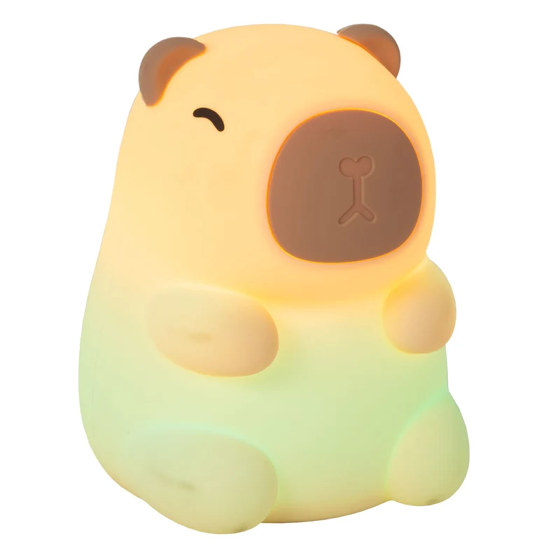 LED-Nachtlampe Pincha Capybara wiederaufladbar RGB dimmbar