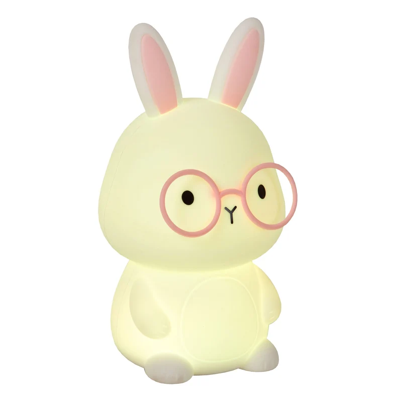LED-Nachtlicht Pincha Rabbit mit Akku, RGB-Farbwechsel und Touchdimmer