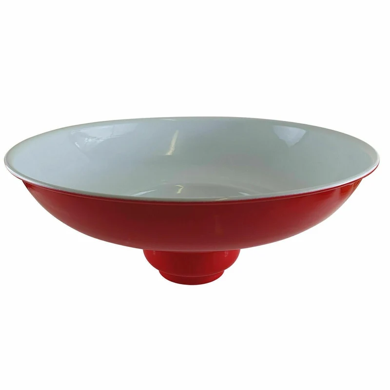 Retro Hängelampe Rot E27 Vintage Pendellampe Ø 32 cm ~3393