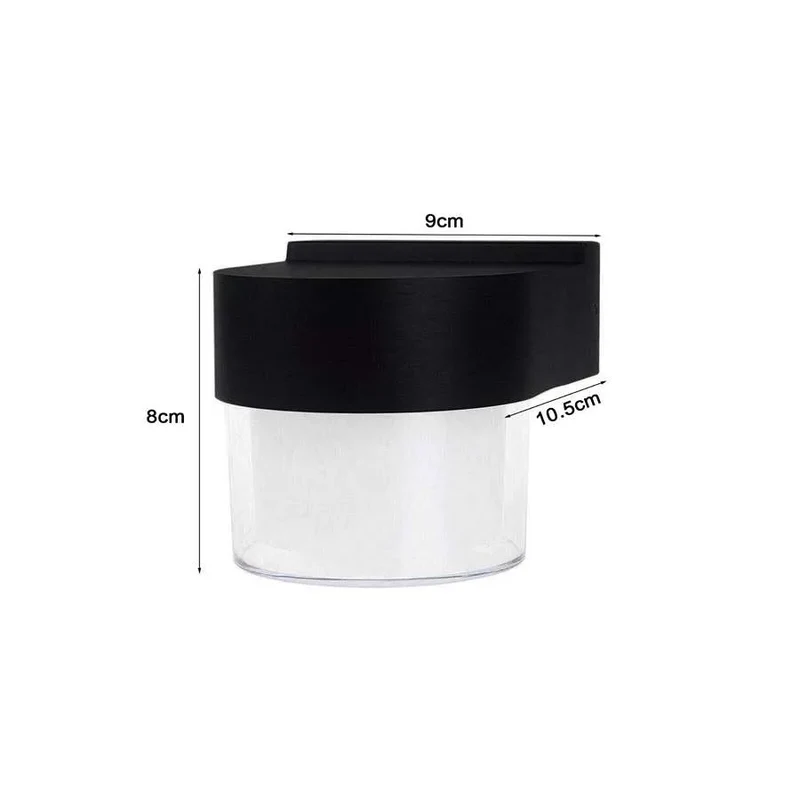 LED Außenwandleuchte IP54 Rund für Haus & Garten | 7W ~3390