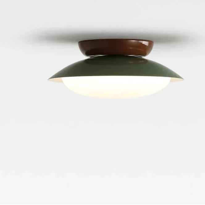 Ronde LED Plafondlamp Dimbaar Metaal 25cm 45cm Woonkamer Slaapkamer Hal Strakke Moderne Plafondverlichting | Sansoti