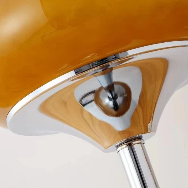 Staande Vloerlamp Glas & Staal 155cm Oranje Dimbaar LED Retro Bauhaus Design Woonkamer Slaapkamer Leeslamp | Sansoti
