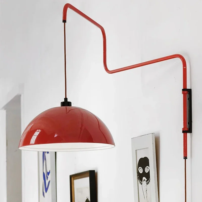 Verstelbare Wandlamp Metaal Draaibare Arm LED Leeslicht Keuken Slaapkamer Eetkamer Scandinavisch Design | Sansoti