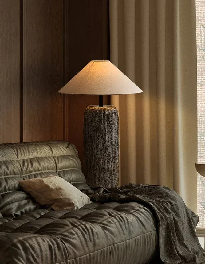 Japans Keramiek Vloerlamp Rustieke Stijl 40-110 cm Woonkamer Hoekverlichting Warm Sfeerlicht Staande Lamp | Sansoti