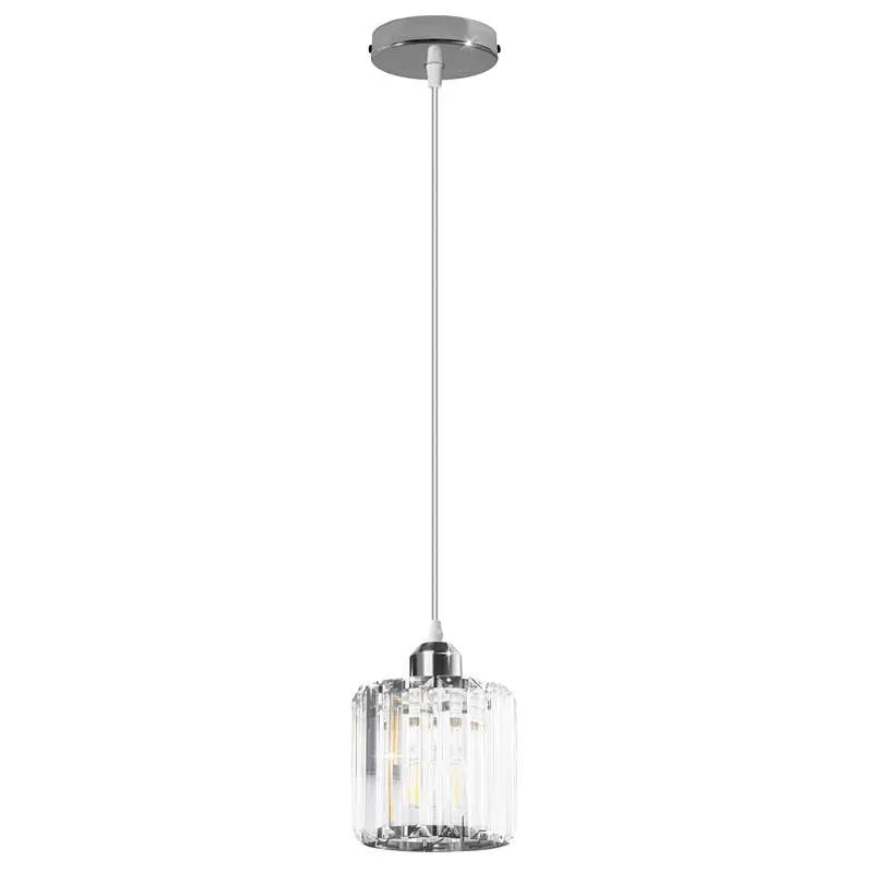 All Seasons Life Moderne Kristall-Pendelleuchte E27 | K9 Glas ~3217