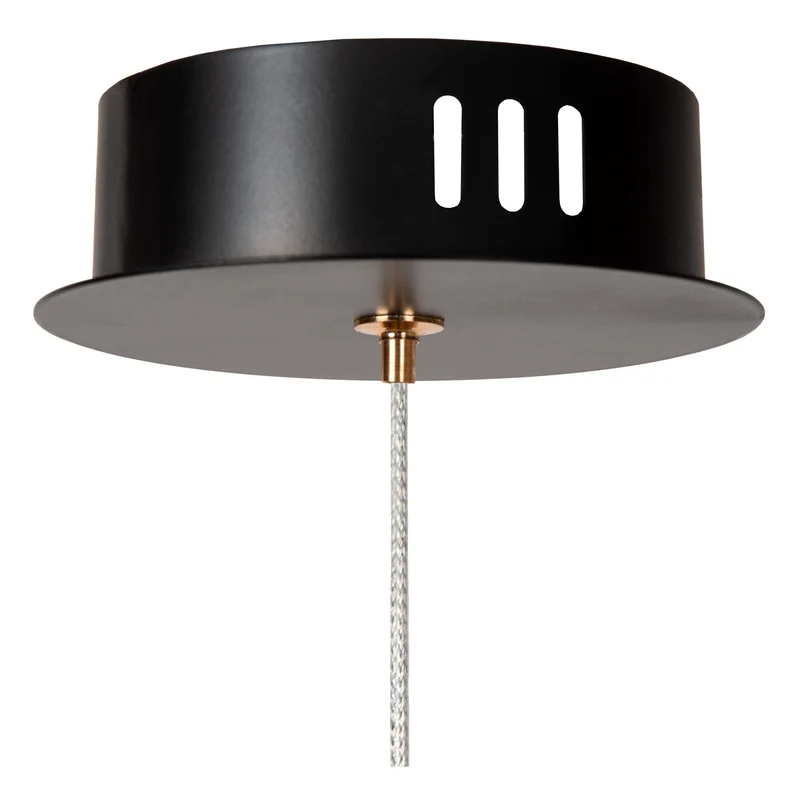 LED-Pendelleuchte Berliane dimmbar Glas Transparent