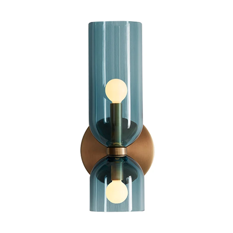 Glazen Wandlamp Zandloper Bidirectioneel Licht 35cm Diepte Sfeerverlichting Gang Slaapkamer Woonkamer | Sansoti