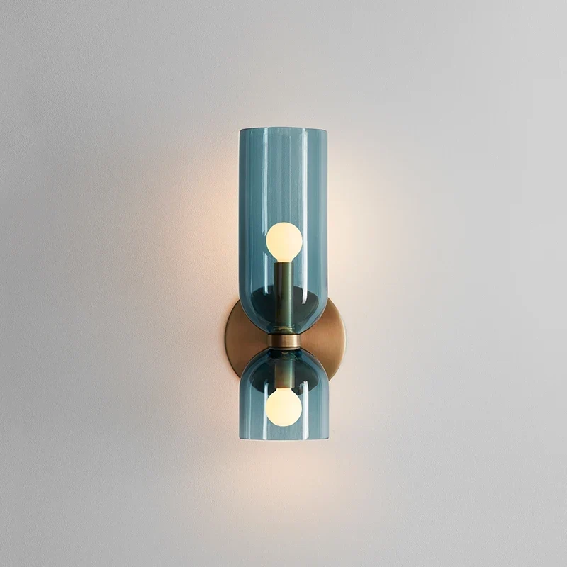 Glazen Wandlamp Zandloper Bidirectioneel Licht 35cm Diepte Sfeerverlichting Gang Slaapkamer Woonkamer | Sansoti