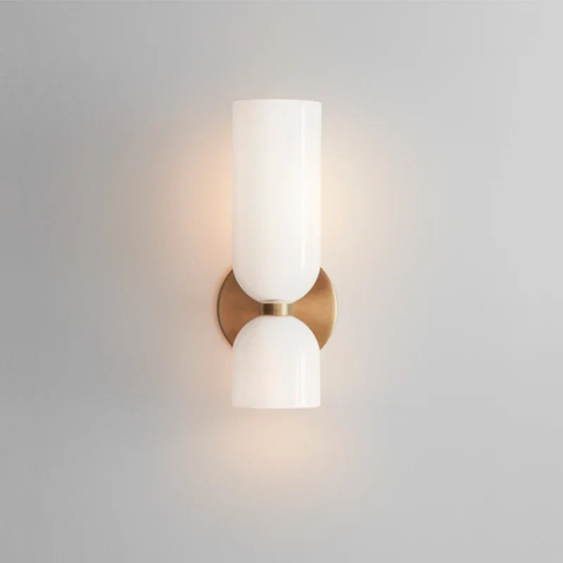 Glazen Wandlamp Zandloper Bidirectioneel Licht 35cm Diepte Sfeerverlichting Gang Slaapkamer Woonkamer | Sansoti
