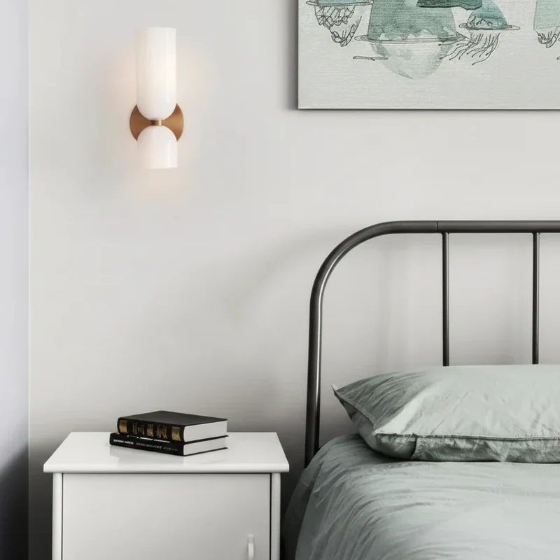 Glazen Wandlamp Zandloper Bidirectioneel Licht 35cm Diepte Sfeerverlichting Gang Slaapkamer Woonkamer | Sansoti