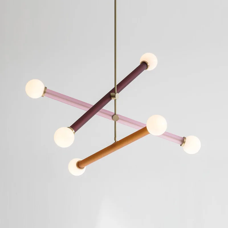 Veelarmige Kroonluchter Glas Multi-Colour Modern Design Eetkamer Woonkamer Slaapkamer Plafondlamp Verlichting | Sansoti