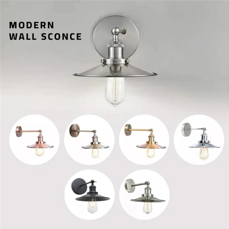 Moderne Wandleuchte Retro Wandlampe E27 Lampenfassung ~3268
