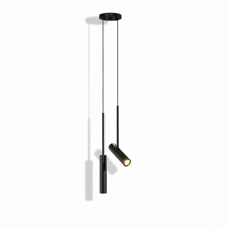 Cilindervormige Hanglamp Metaal met Draaibare Kantelbare Kop voor Keuken Woonkamer Slaapkamer Modern Design | Sansoti