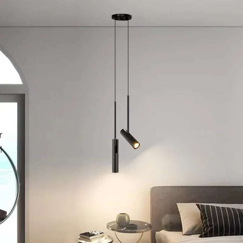 Cilindervormige Hanglamp Metaal met Draaibare Kantelbare Kop voor Keuken Woonkamer Slaapkamer Modern Design | Sansoti