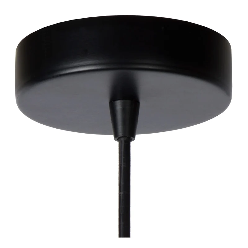 Pendelleuchte Ruben würfelförmig Vintage Schwarz, Messing