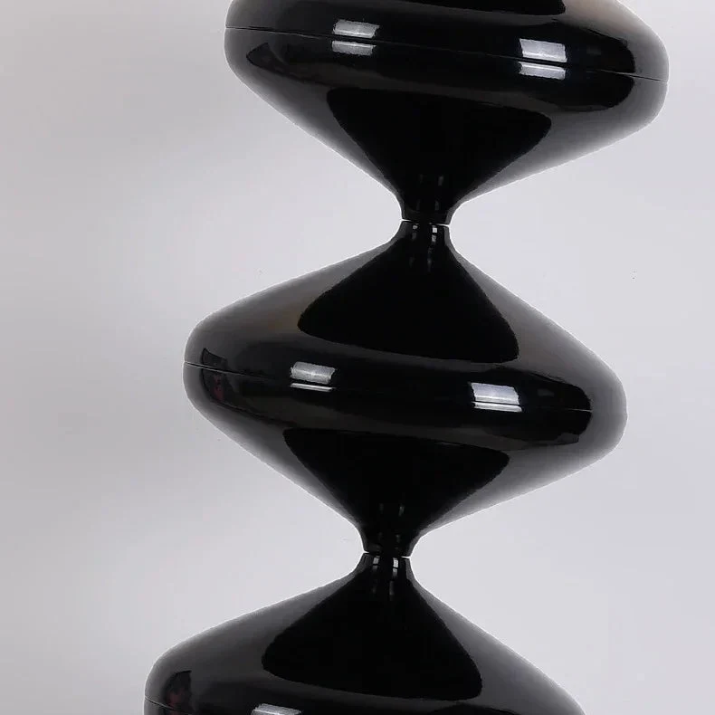 Staande Vloerlamp Crème Glas Kalebas Vorm LED Bauhaus Sculptuur Woonkamer Slaapkamer Hoekverlichting | Sansoti