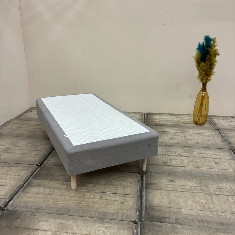 Duxiana Boxspringbett Grau Textil 100x200 Mit Topper Bett Gebraucht