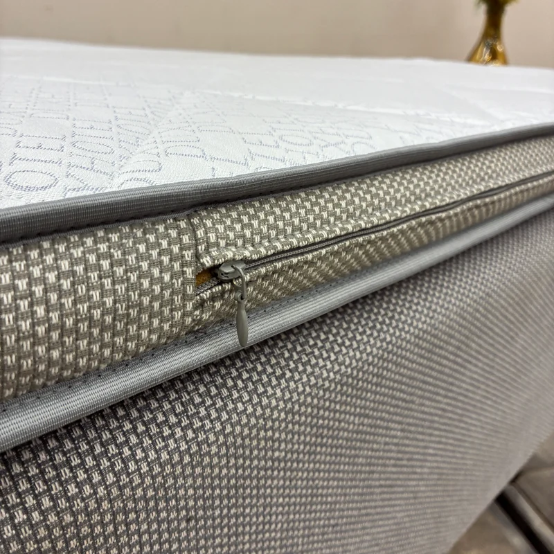 Duxiana Boxspringbett Grau Textil 100x200 Mit Topper Bett Gebraucht