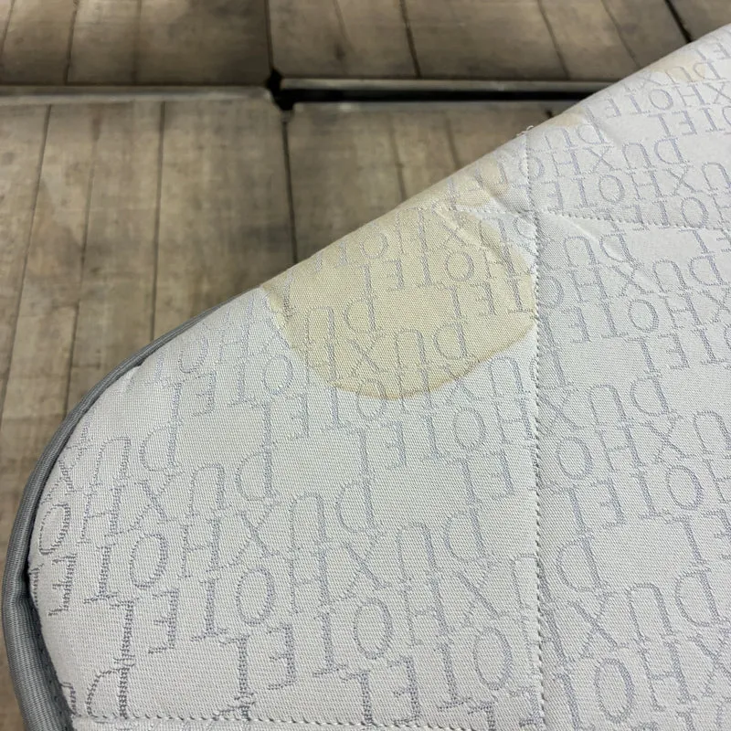 Duxiana Boxspringbett Grau Textil 100x200 Mit Topper Bett Gebraucht