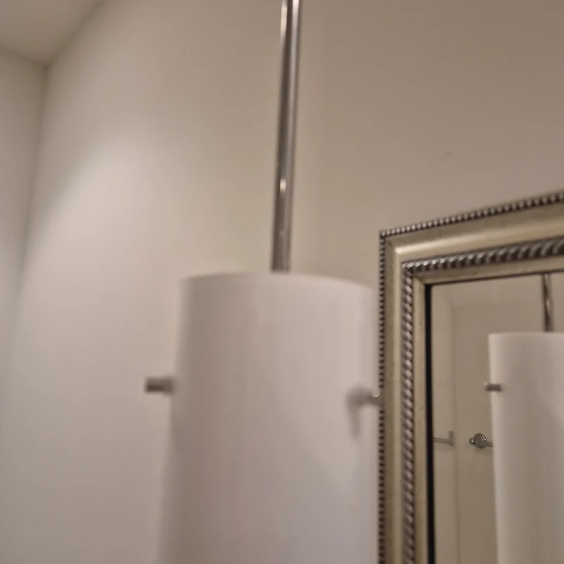 La Luce Leuchte zylindrisch weiß Glas - Atlantic Hotel Hamburg - Lampe gebraucht