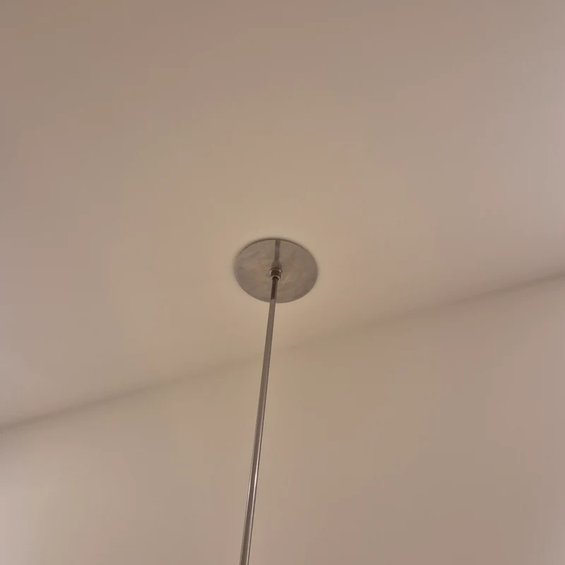 La Luce Leuchte zylindrisch weiß Glas - Atlantic Hotel Hamburg - Lampe gebraucht