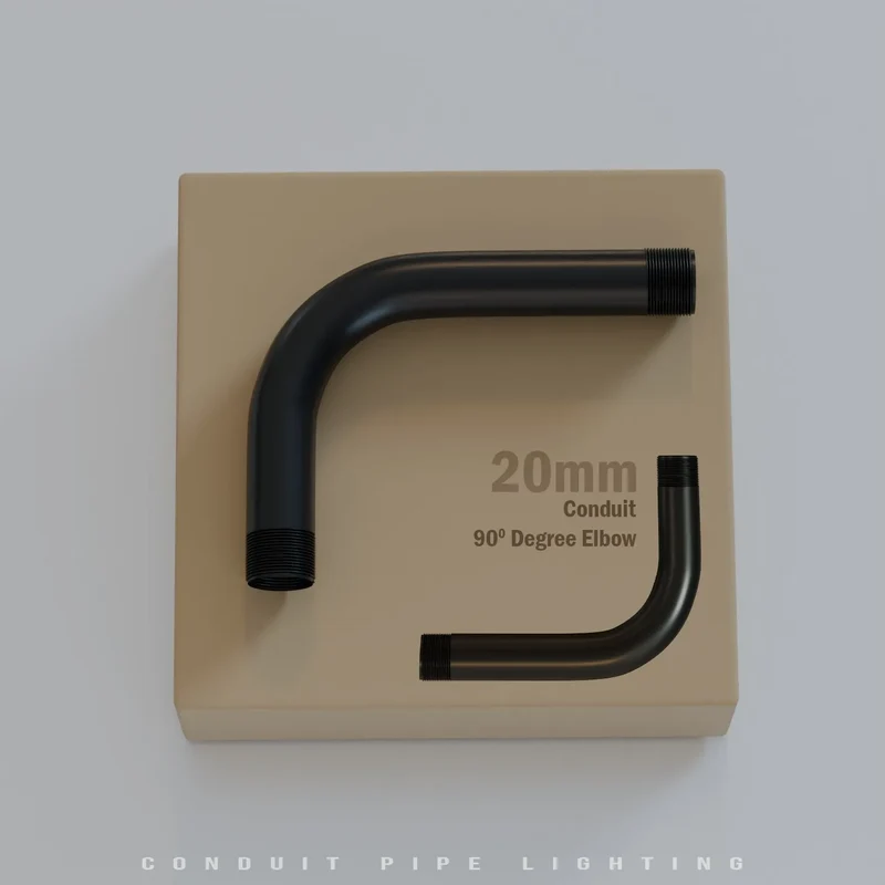 Winkel 90 Grad 20 mm Metallbogen Rohrverschraubung ~3229
