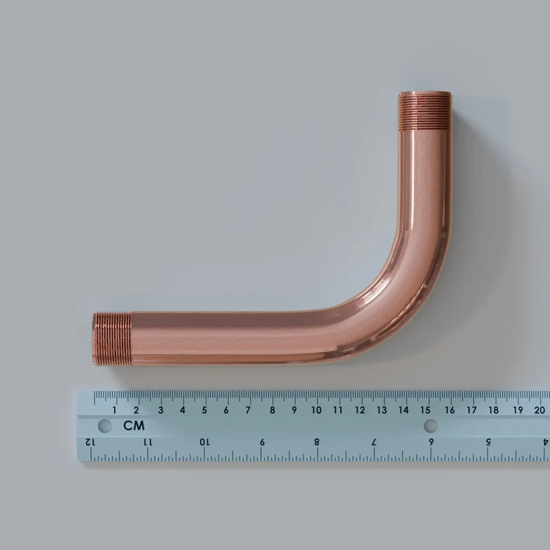 Winkel 90 Grad 20 mm Metallbogen Rohrverschraubung ~3229