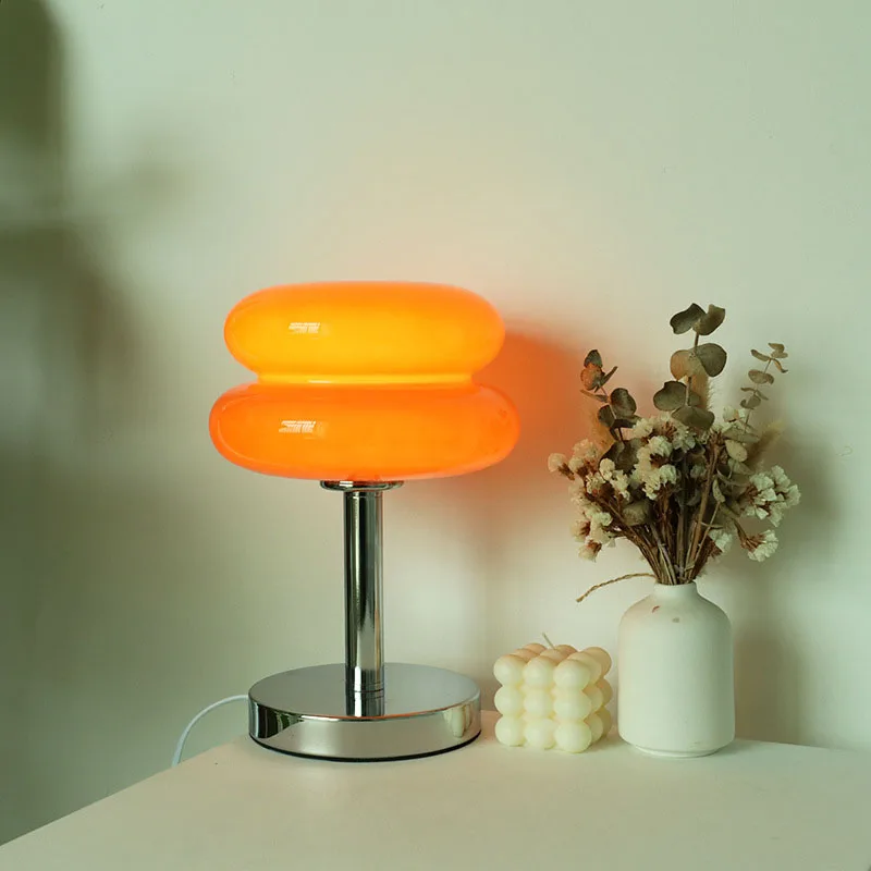 Dimbare Tafellamp met Geborstelde Metalen Voet en Zachte Lichtkoepel USB Aangedreven Sfeerlicht Leeslamp | Sansoti