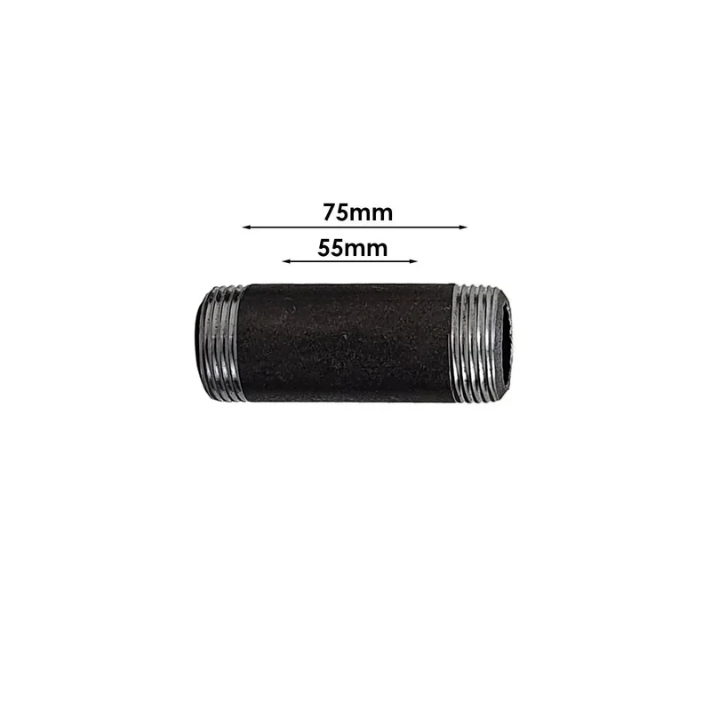 3/4 Zoll Rohrohr Lauf BSP Tempergussrohr Eisenrohr Lampenfassung ~3209