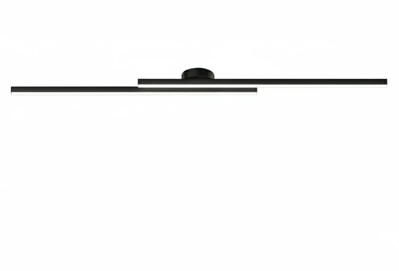 Aluminium LED Plafondlamp Stripverlichting Zwart Wit Modern Design Slaapkamer Eetkamer Kantoor 60-120cm | Sansoti