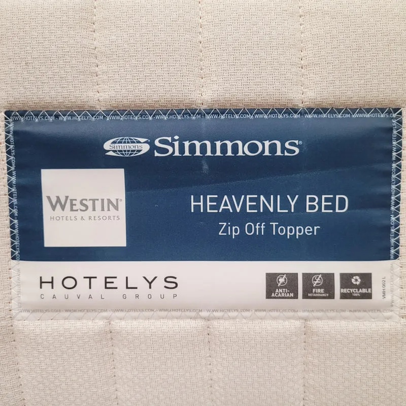 Simmons Heavenly Boxspringbett 180x200 inkl Matratze & Topper Bett Gebraucht