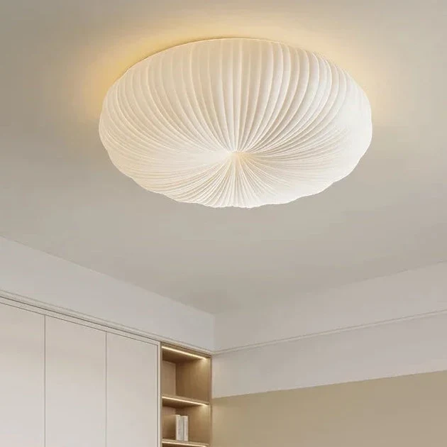 Plafondlamp Geplisseerd Acryl Ø30-55cm Warm Wit LED Moderne Japandi Stijl Plafondverlichting Woonkamer | Sansoti
