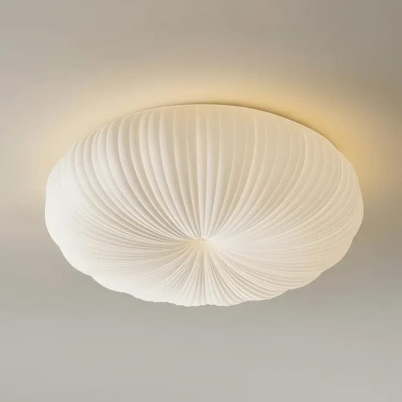 Plafondlamp Geplisseerd Acryl Ø30-55cm Warm Wit LED Moderne Japandi Stijl Plafondverlichting Woonkamer | Sansoti