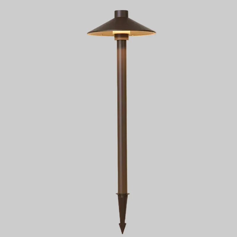Tuinverlichting Metalen Bollard met Parasolvorm en LED voor Paden Entree Sfeerverlichting Buitenlamp | Sansoti