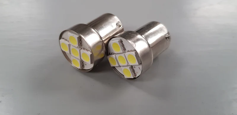 LED-Einzelkontakt-Rücklichtbirnen ersetzt 149 Blinker / Blinker, 2 Stück