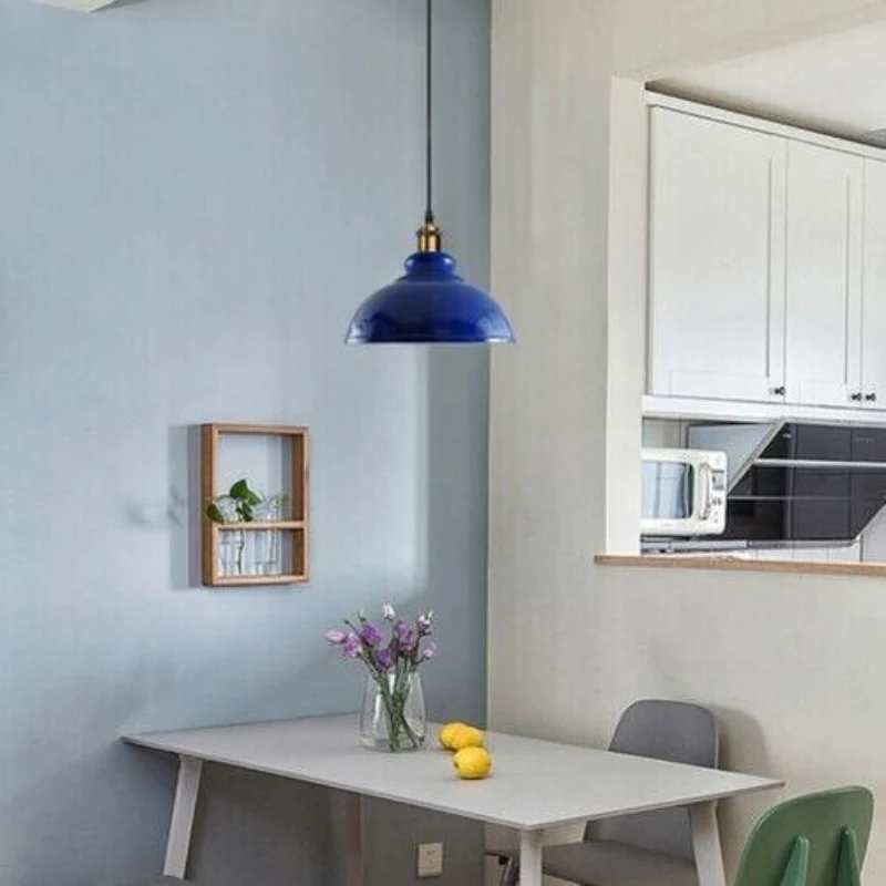 Pendelleuchten kinderzimmer|Metall|Ø 29 cm|blaue lampen~3096