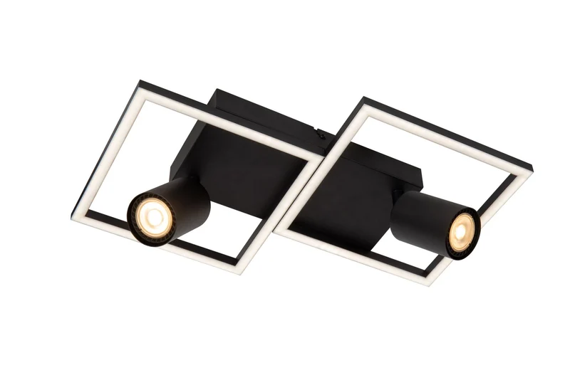 Deckenleuchte Arianne 2-flammig drehbar CCT 3300-4000K Schwarz