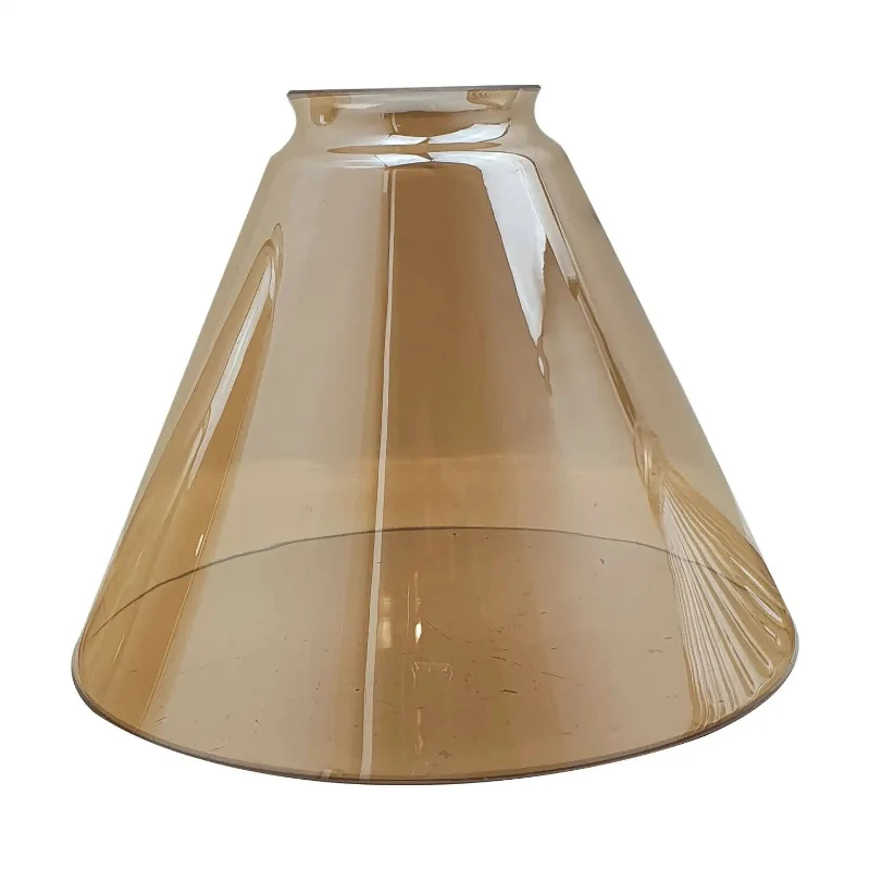 Glas-Lampenschirme für Hänge, Wandleuchte creme bernstein ~3184