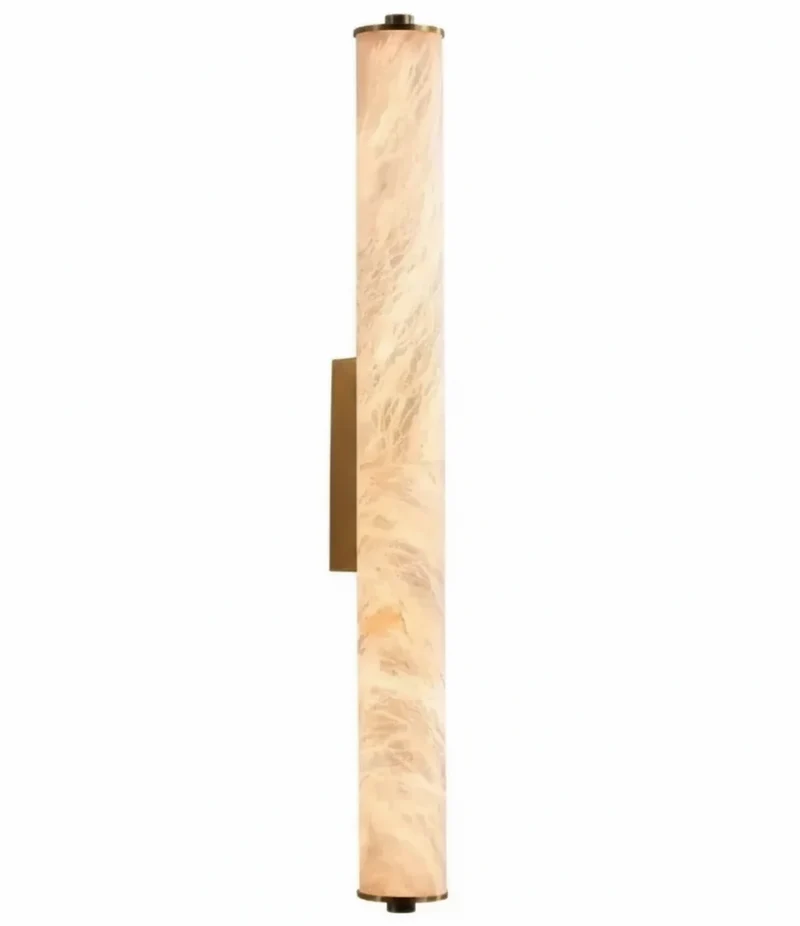 Marmeren Wandlamp LED met Koperen Body voor Woonkamer Slaapkamer en Hal Modern Sfeervol Lichteffect Interieur | Sansoti