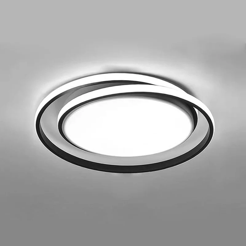 Ronde Plafondlamp LED Cirkeldesign Metaal Acryl Energiezuinig Dimbaar Modern voor Eetkamer Slaapkamer Gang | Sansoti