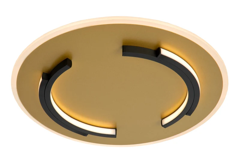 LED-Deckenleuchte Andreas rund Messing 39,6cm
