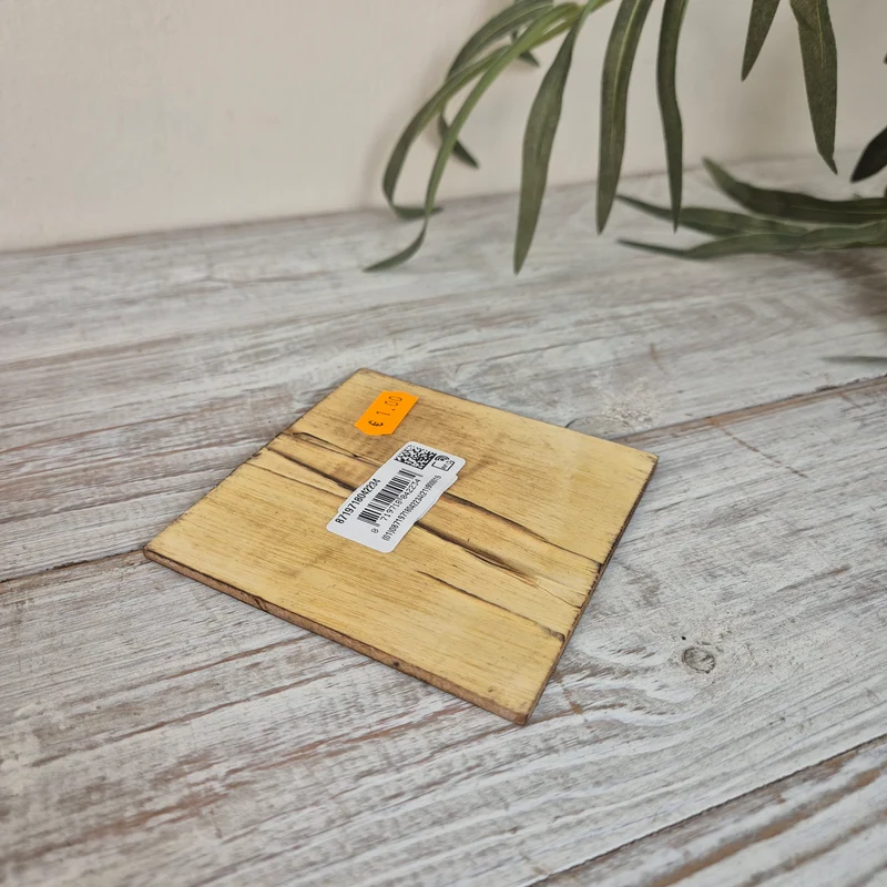 Untersetzer Schmetterling Kleiner Fuchs Holz 10 x 10 cm