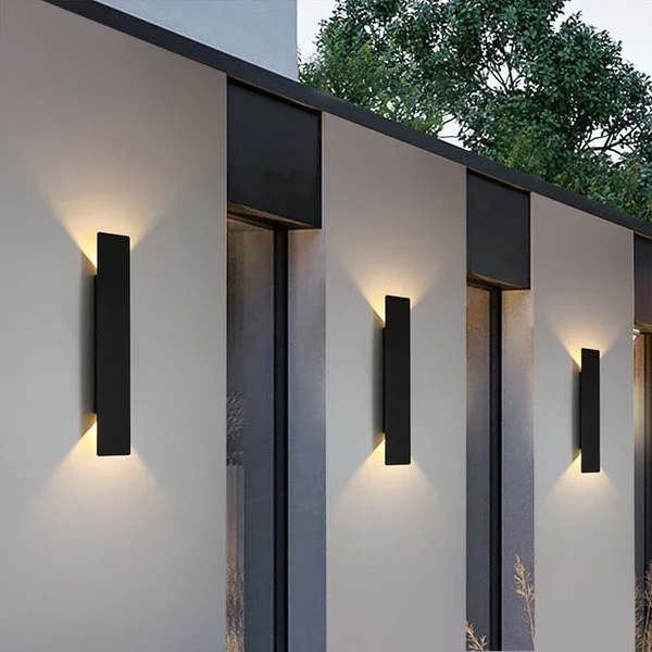 Aluminium Wandlamp Voor Buiten Waterdicht COB LED Dimbaar Warm en Koud Wit Gevelverlichting Buitenverlichting | Sansoti