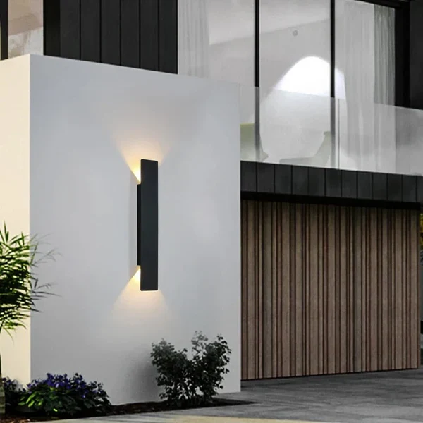 Aluminium Wandlamp Voor Buiten Waterdicht COB LED Dimbaar Warm en Koud Wit Gevelverlichting Buitenverlichting | Sansoti