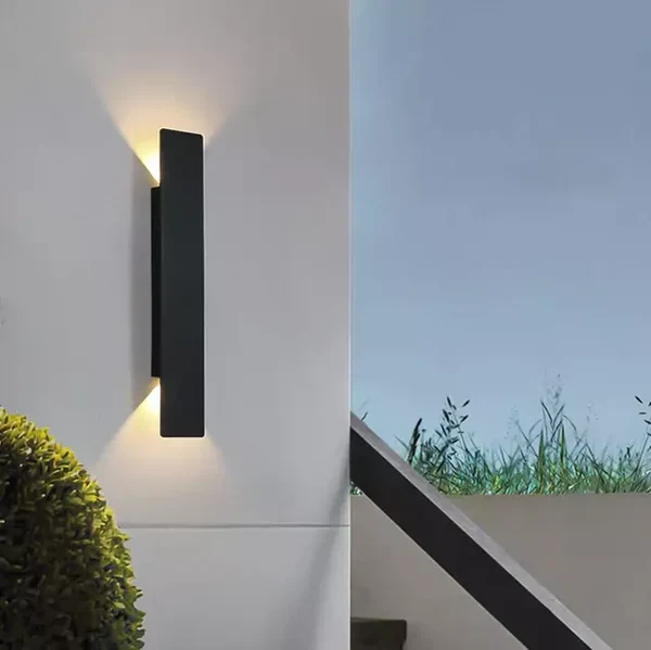 Aluminium Wandlamp Voor Buiten Waterdicht COB LED Dimbaar Warm en Koud Wit Gevelverlichting Buitenverlichting | Sansoti