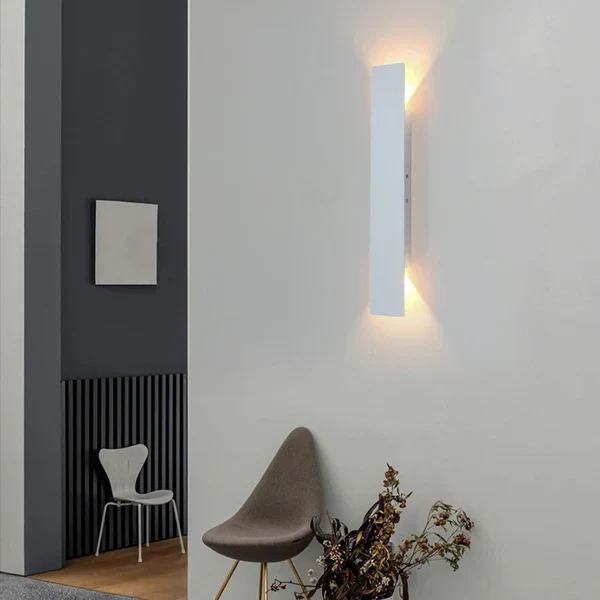 Aluminium Wandlamp Voor Buiten Waterdicht COB LED Dimbaar Warm en Koud Wit Gevelverlichting Buitenverlichting | Sansoti