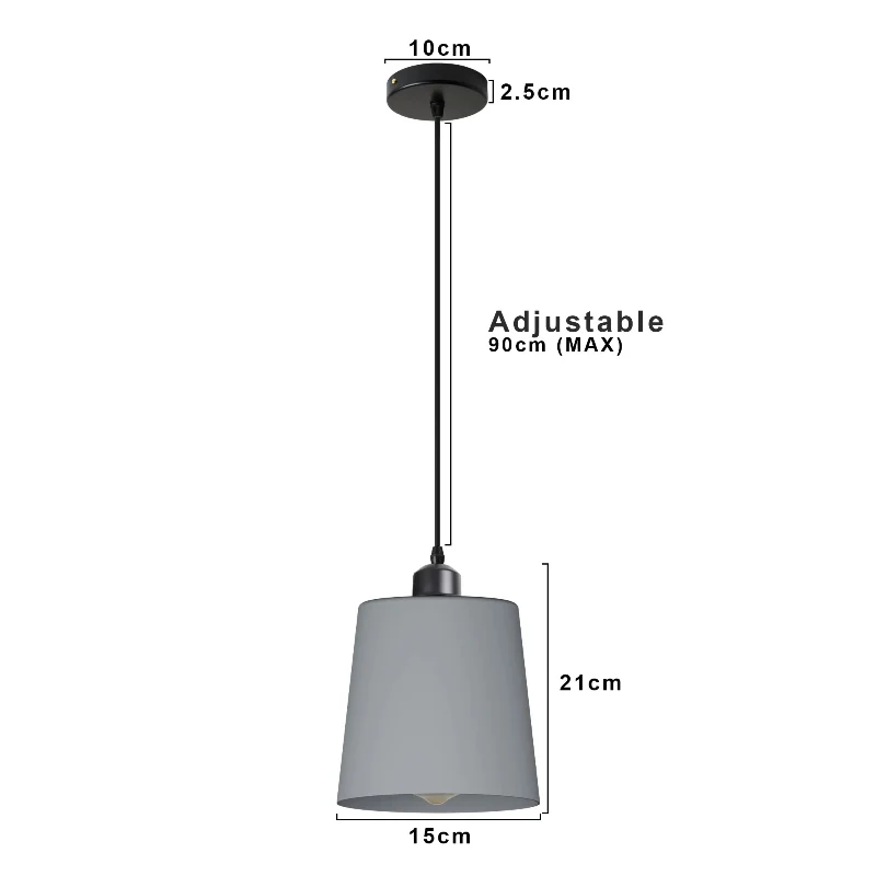 All Seasons Life Skandinavische Metall-Pendelleuchte Bunt ~3174