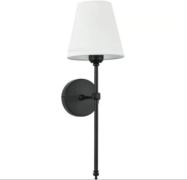 Draadloze LED Wandlamp Oplaadbaar met Afstandsbediening 57cm Metaal Zwart Goud Timer Dimbaar Sfeerlicht | Sansoti