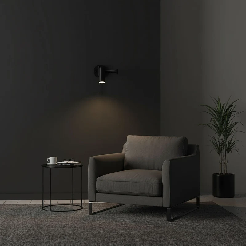 Wandlamp Verstelbare Scharnier Arm Leeslamp met Draaibare Montage 3000K Warm Wit | Sansoti