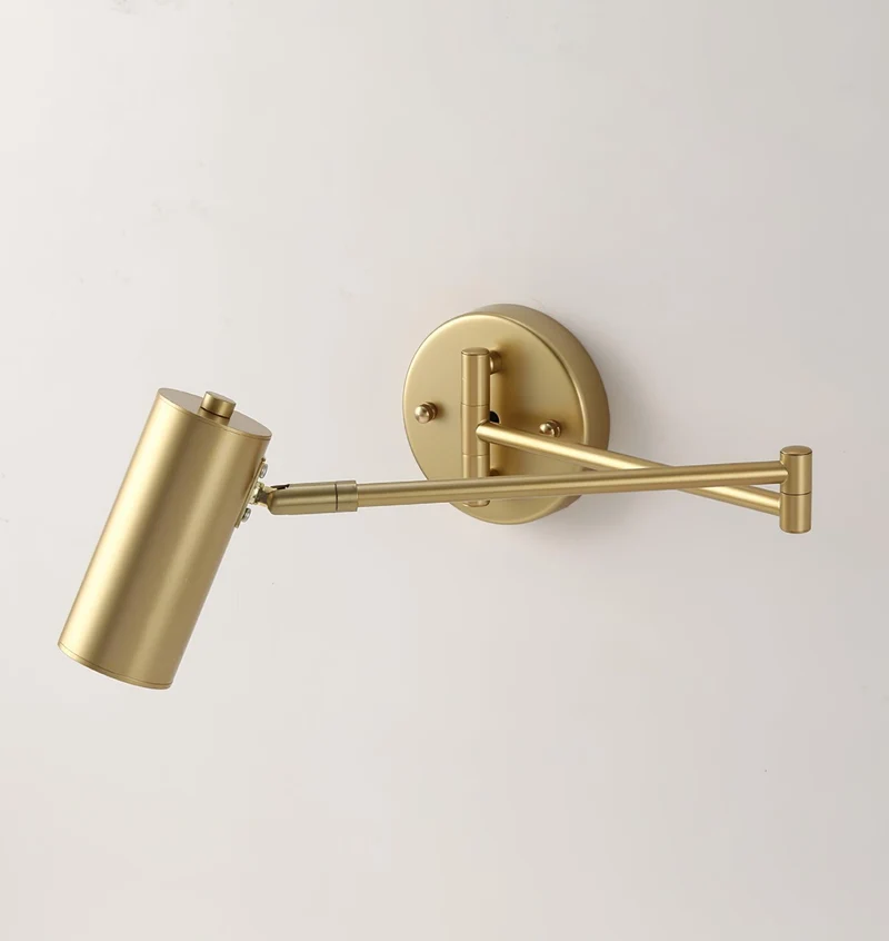 Wandlamp Verstelbare Scharnier Arm Leeslamp met Draaibare Montage 3000K Warm Wit | Sansoti